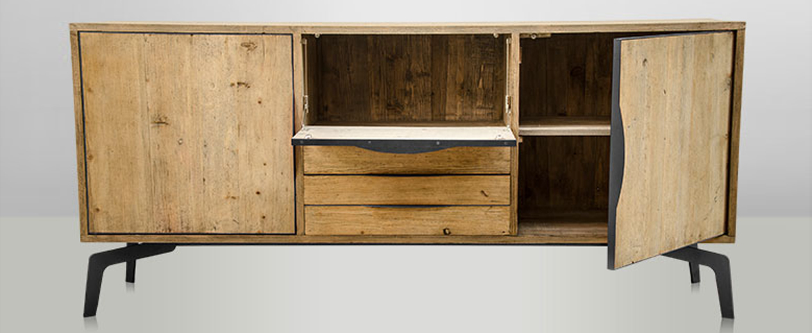 Vintage Möbel & Altholzmöbel, Esstisch Altholz, Ledersofa